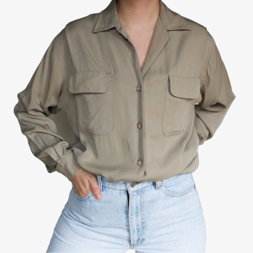 Vintage | Banana Republic Women's Chanteuse Shirt - Picture 2 of 16